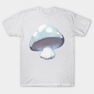 Cute Robin Blue Mushroom T-Shirt